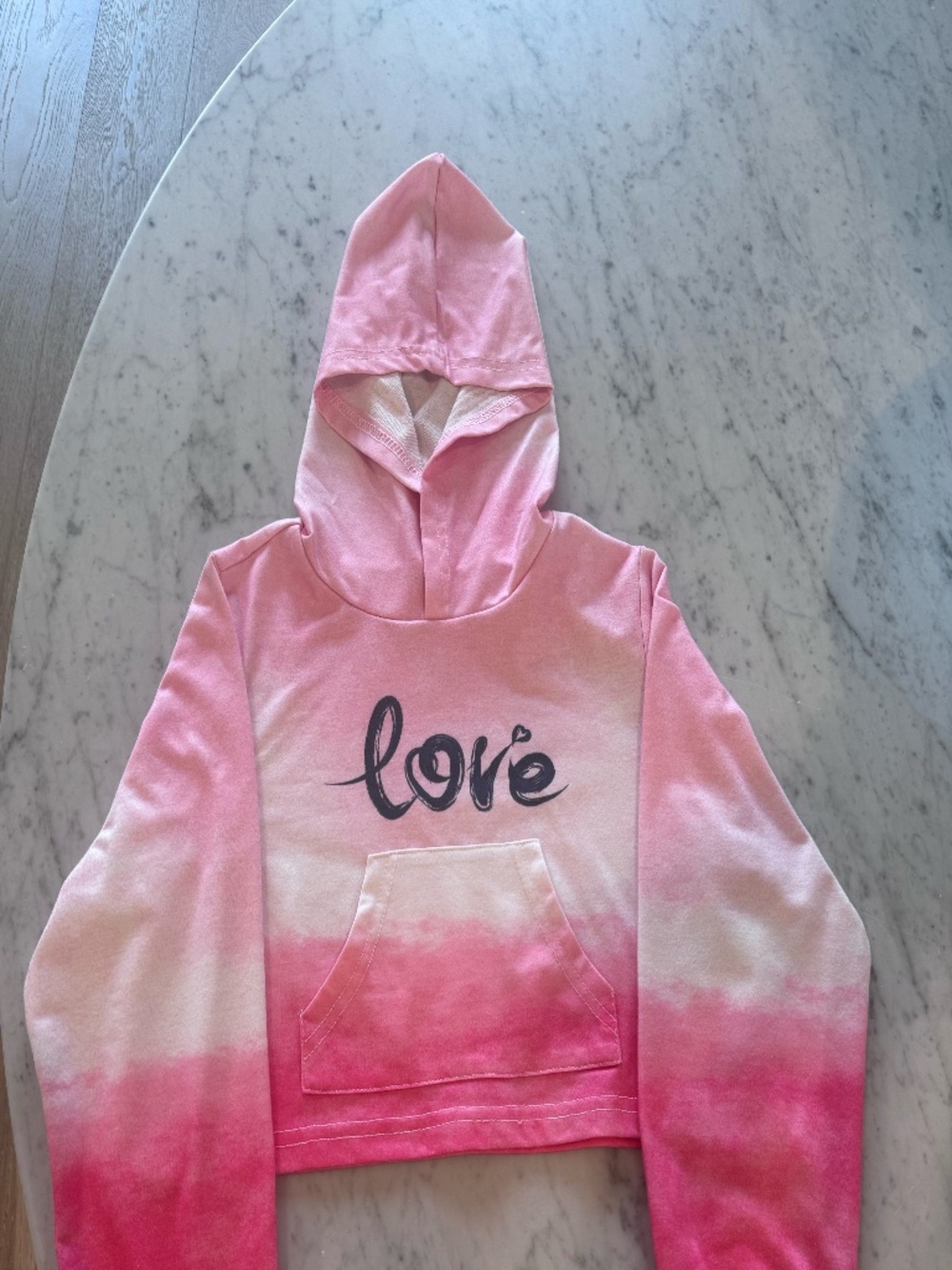 Girls Crop Top Hoodie, Good condition